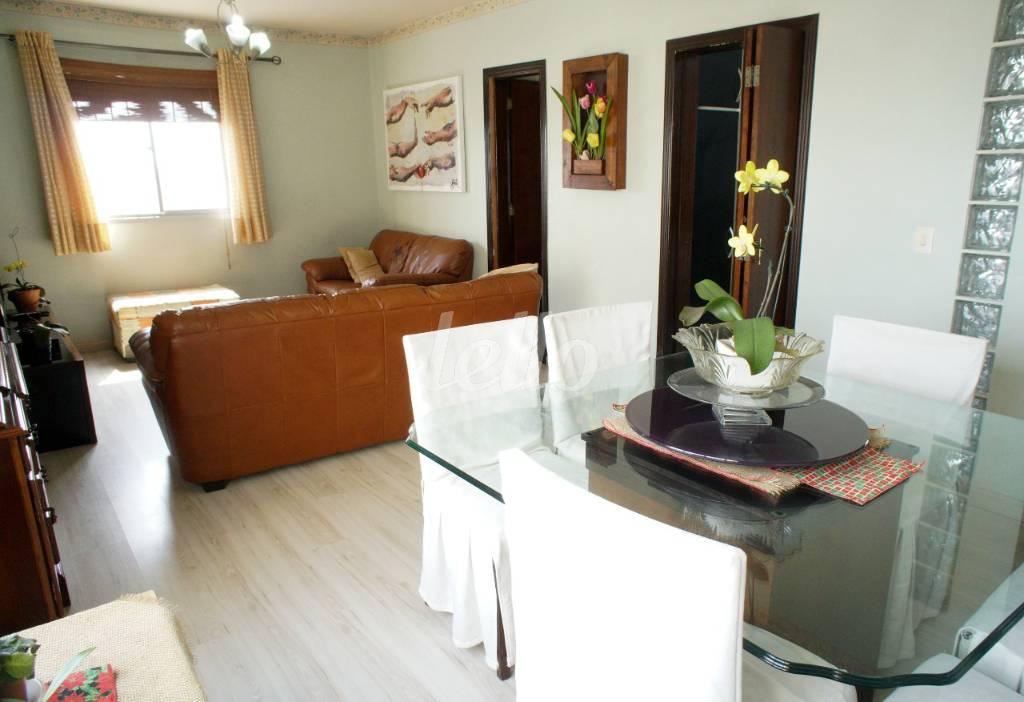 SALA 2 AMBIENTES de Apartamento à venda, Duplex com 137 m², 3 quartos e 2 vagas em Vila Gustavo - São Paulo