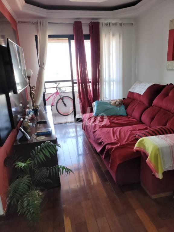 SALA de Apartamento à venda, Padrão com 80 m², 3 quartos e 2 vagas em Ch Santo Antônio (ZL) - São Paulo