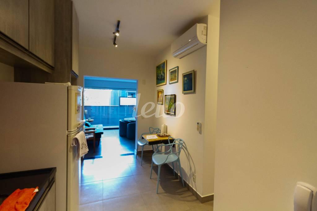 COZINHA de Apartamento para alugar, Flat com 120 m², 2 quartos e 1 vaga em Pinheiros - São Paulo
