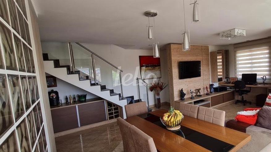 SALA de Apartamento à venda, cobertura - Padrão com 136 m², 3 quartos e 2 vagas em Sítio da Figueira - São Paulo