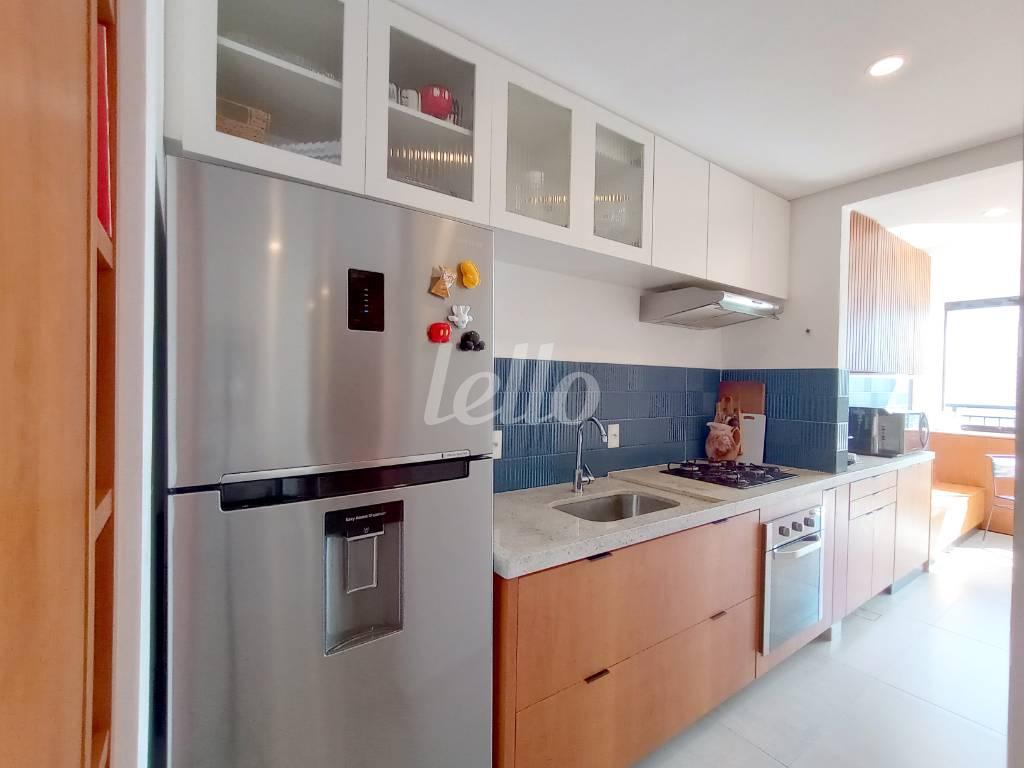 COZINHA de Apartamento à venda, Padrão com 83 m², 3 quartos e 2 vagas em Santo Amaro - São Paulo