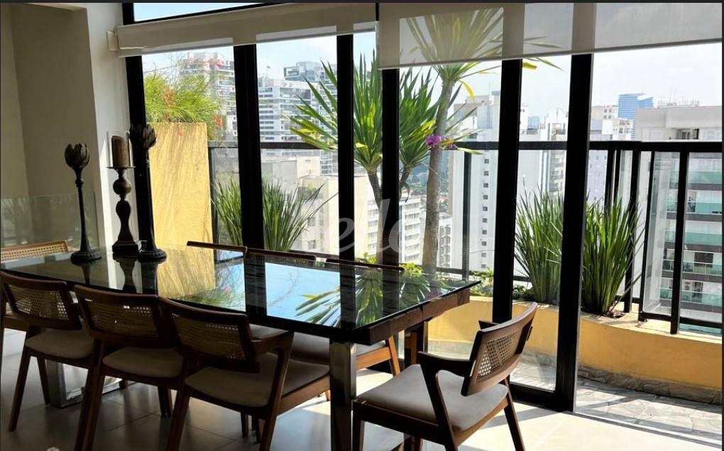 ESPAÇO GOURMET de Apartamento à venda, cobertura - Padrão com 209 m², 3 quartos e 3 vagas em Brooklin Paulista - São Paulo