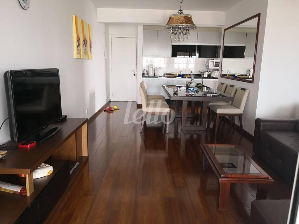 SALA DE JANTAR de Apartamento à venda, Padrão com 79 m², 2 quartos e 2 vagas em Vila Bertioga - São Paulo