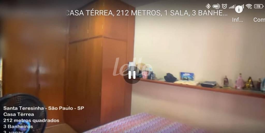 DORMITORIO2 de Casa à venda, sobrado com 212 m², 3 quartos e 3 vagas em Chora Menino - São Paulo