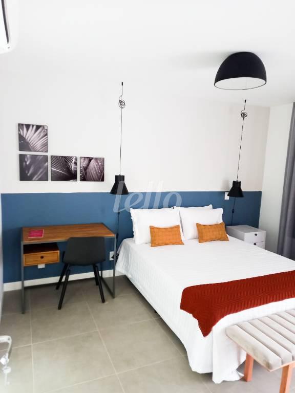 DORMITORIO 1 de Apartamento para alugar, Padrão com 85 m², 1 quarto e 1 vaga em Pinheiros - São Paulo