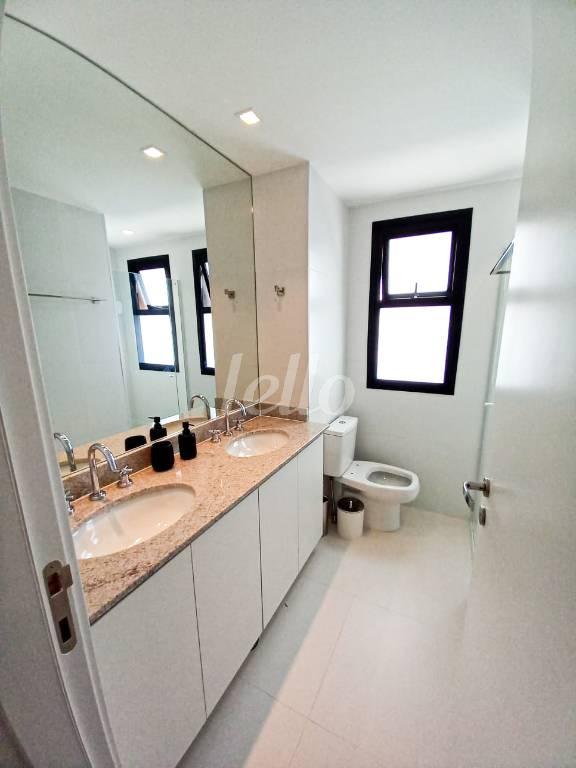 BANHEIRO de Apartamento para alugar, Garden com 105 m², 1 quarto e 1 vaga em Pinheiros - São Paulo