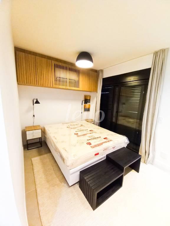 DORMITORIO de Apartamento para alugar, Garden com 105 m², 1 quarto e 1 vaga em Pinheiros - São Paulo