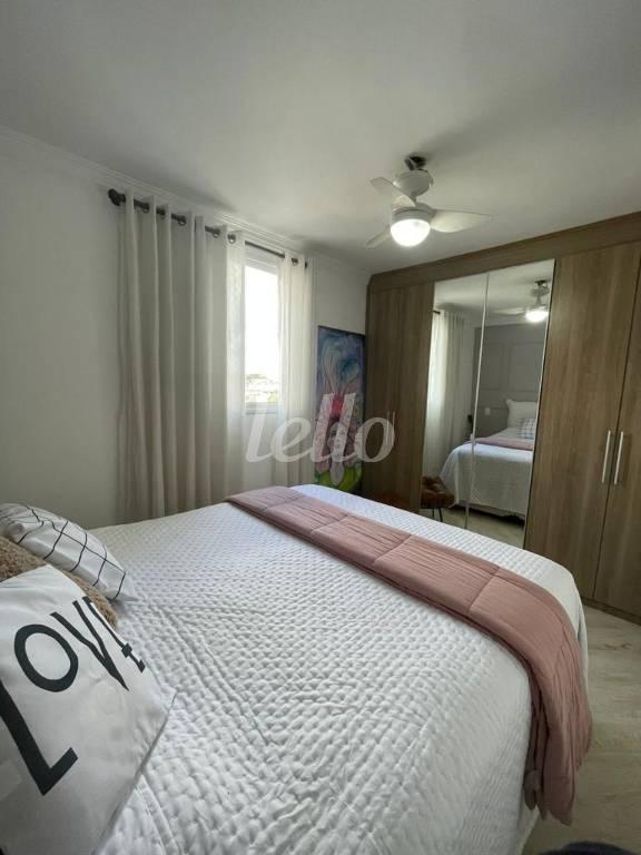 DORMITÓRIO de Apartamento à venda, Padrão com 58 m², 2 quartos e 1 vaga em Conjunto Residencial Pombeva - São Bernardo do Campo