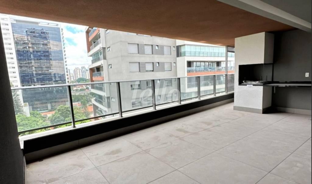 VARANDA GOURMET de Apartamento à venda, Padrão com 158 m², 4 quartos e 3 vagas em Cidade Monções - São Paulo