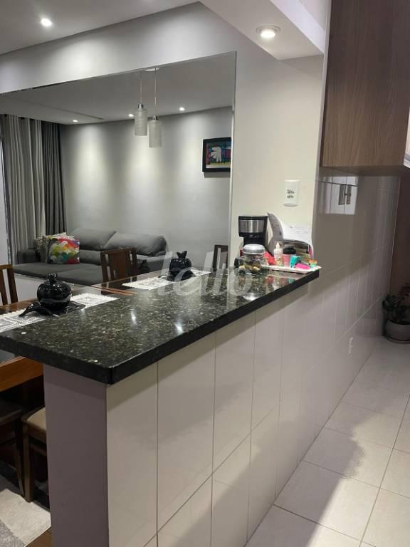 SALA DE JANTAR de Apartamento à venda, Padrão com 50 m², 2 quartos e 1 vaga em Vila Príncipe de Gales - Santo André