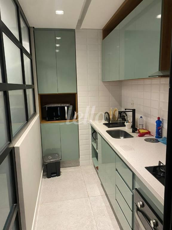 COZINHA de Apartamento para alugar, Padrão com 64 m², 2 quartos e 1 vaga em Perdizes - São Paulo