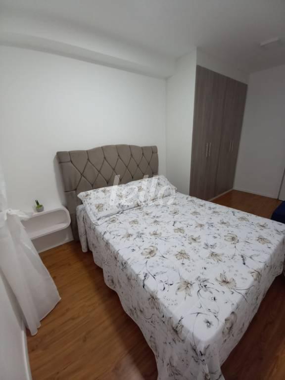 DORMITÓRIO de Apartamento à venda, Padrão com 42 m², 1 quarto e 1 vaga em Jardim Olavo Bilac - São Bernardo do Campo