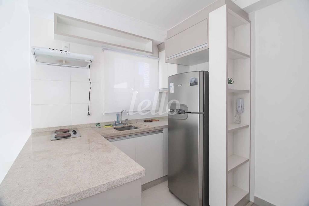 COZINHA de Apartamento à venda, Padrão com 43 m², 1 quarto e 1 vaga em Vila Mariana - São Paulo