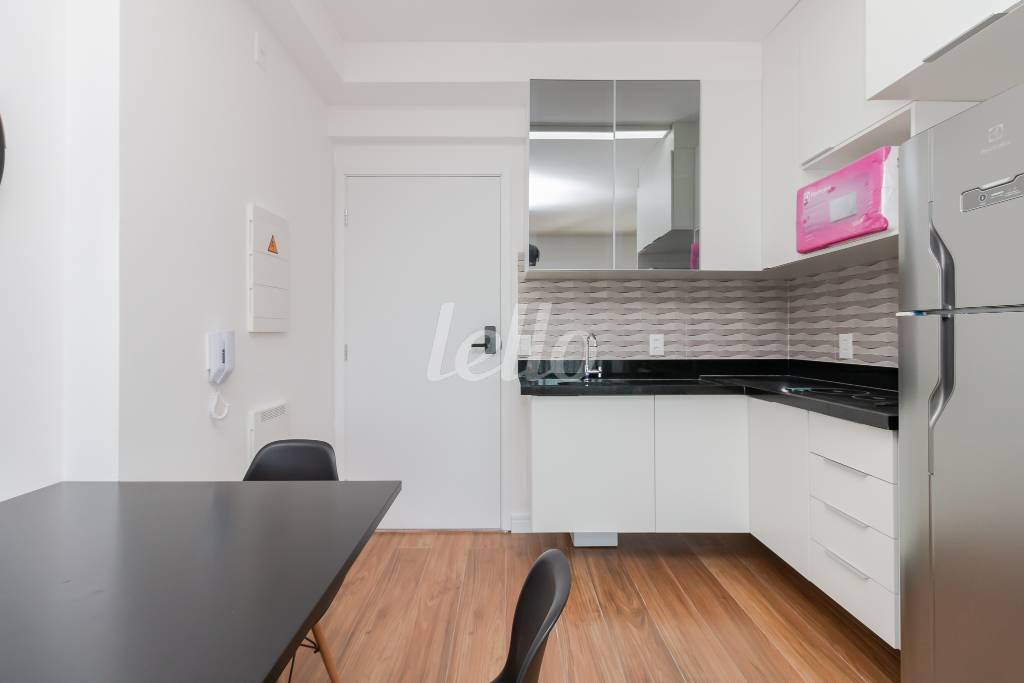 COZINHA de Apartamento à venda, Padrão com 42 m², 1 quarto e 1 vaga em Paraíso - São Paulo