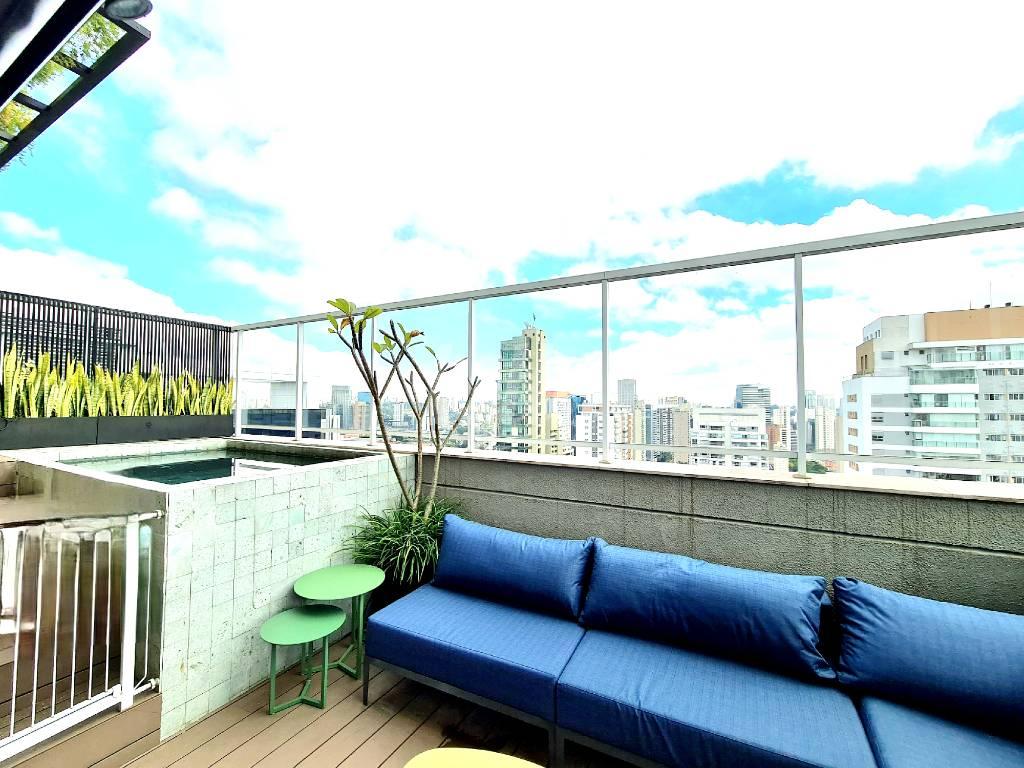 VARANDA de Apartamento à venda, Duplex com 230 m², 3 quartos e 3 vagas em Cidade Monções - São Paulo