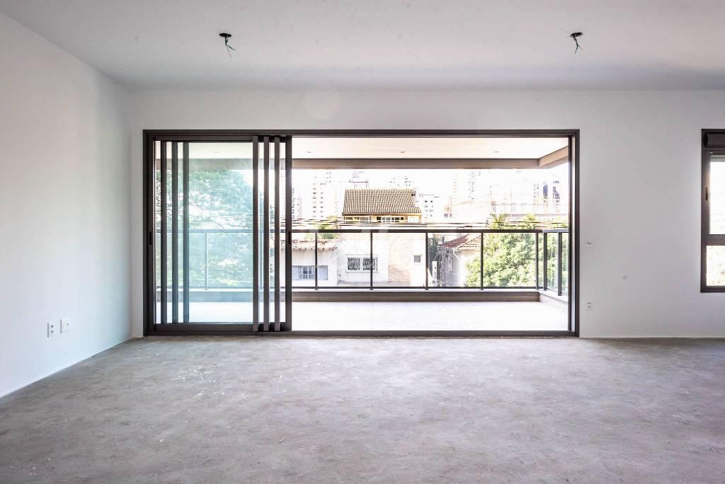 SALA de Apartamento à venda, Padrão com 186 m², 3 quartos e 3 vagas em Brooklin Novo - São Paulo