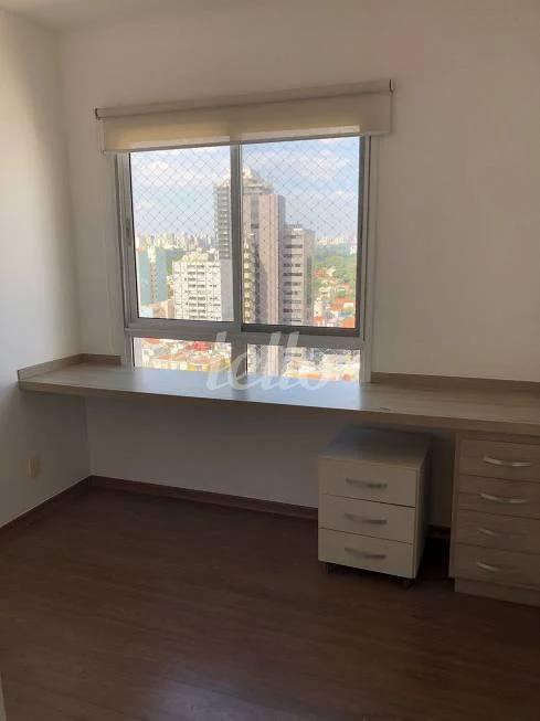 DORMITÓRIO de Apartamento para alugar, Padrão com 115 m², 2 quartos e 2 vagas em Pinheiros - São Paulo