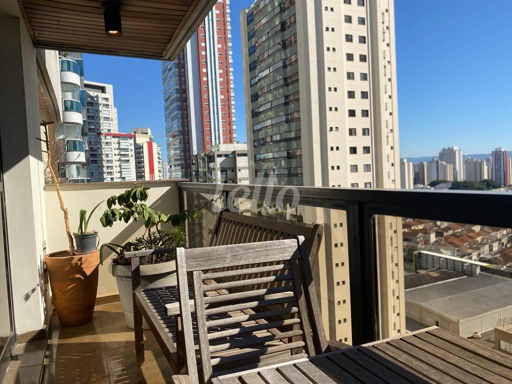 SACADA de Apartamento à venda, Padrão com 188 m², 3 quartos e 3 vagas em Vila Regente Feijó - São Paulo