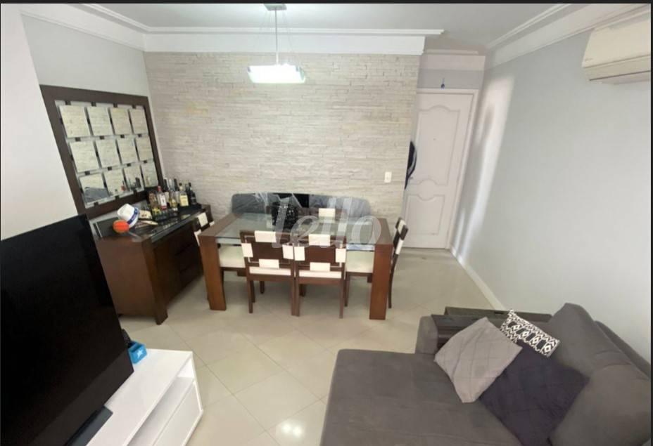 SALA de Apartamento à venda, Padrão com 75 m², 3 quartos e 2 vagas em Vila Cruzeiro - São Paulo