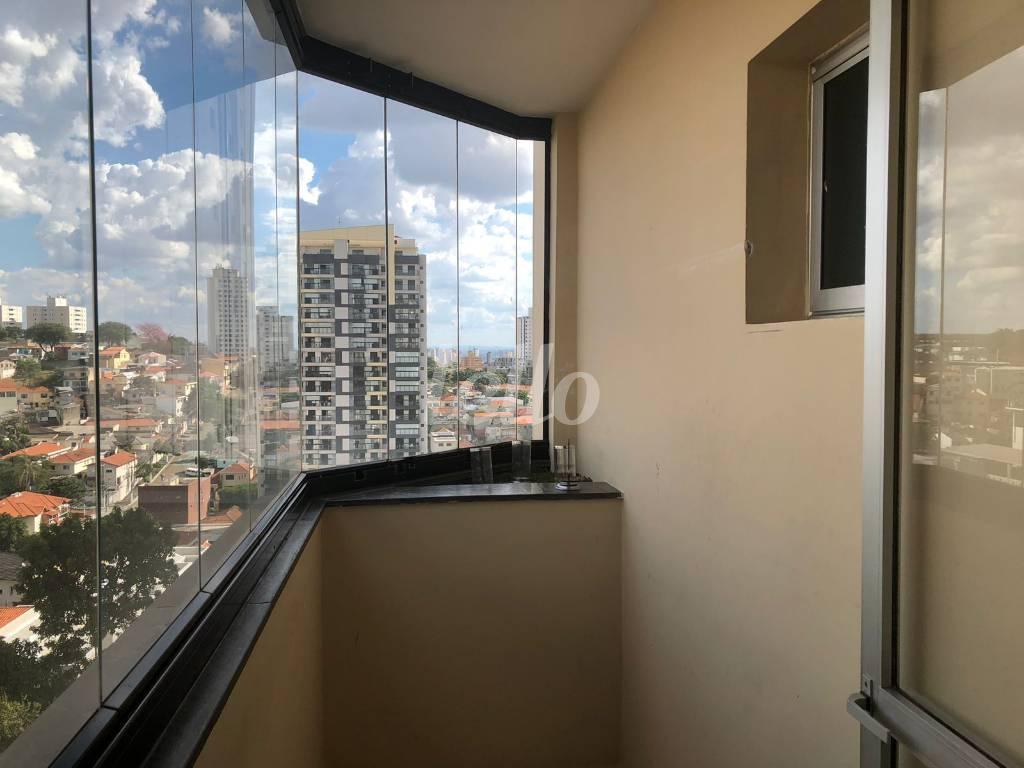 VARANDA de Apartamento à venda, Padrão com 73 m², 3 quartos e 1 vaga em Santa Teresinha - São Paulo