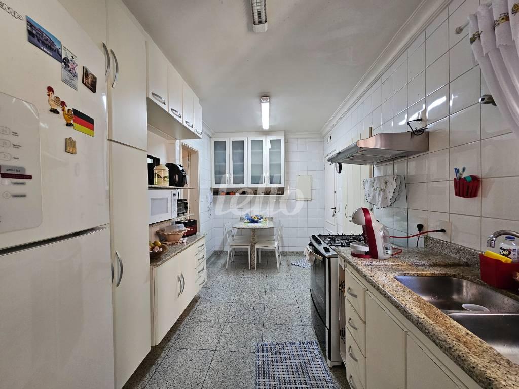 COZINHA de Apartamento para alugar, Padrão com 124 m², 4 quartos e 3 vagas em Vila Gomes Cardim - São Paulo