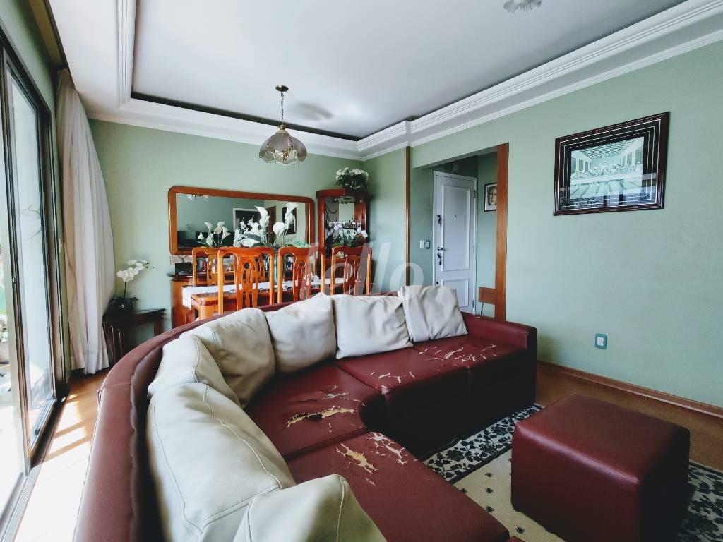 LIVING de Apartamento à venda, Padrão com 102 m², 3 quartos e 2 vagas em Parque da Mooca - São Paulo
