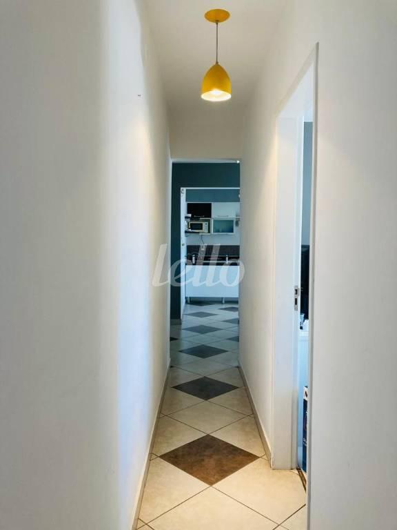 CORREDOR INTERNO de Apartamento à venda, Padrão com 63 m², 2 quartos e 1 vaga em Vila Delmira - São Bernardo do Campo