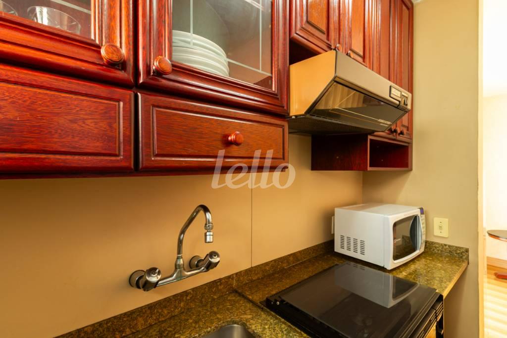 COZINHA de Apartamento para alugar, Padrão com 52 m², 1 quarto e 1 vaga em Bela Vista - São Paulo