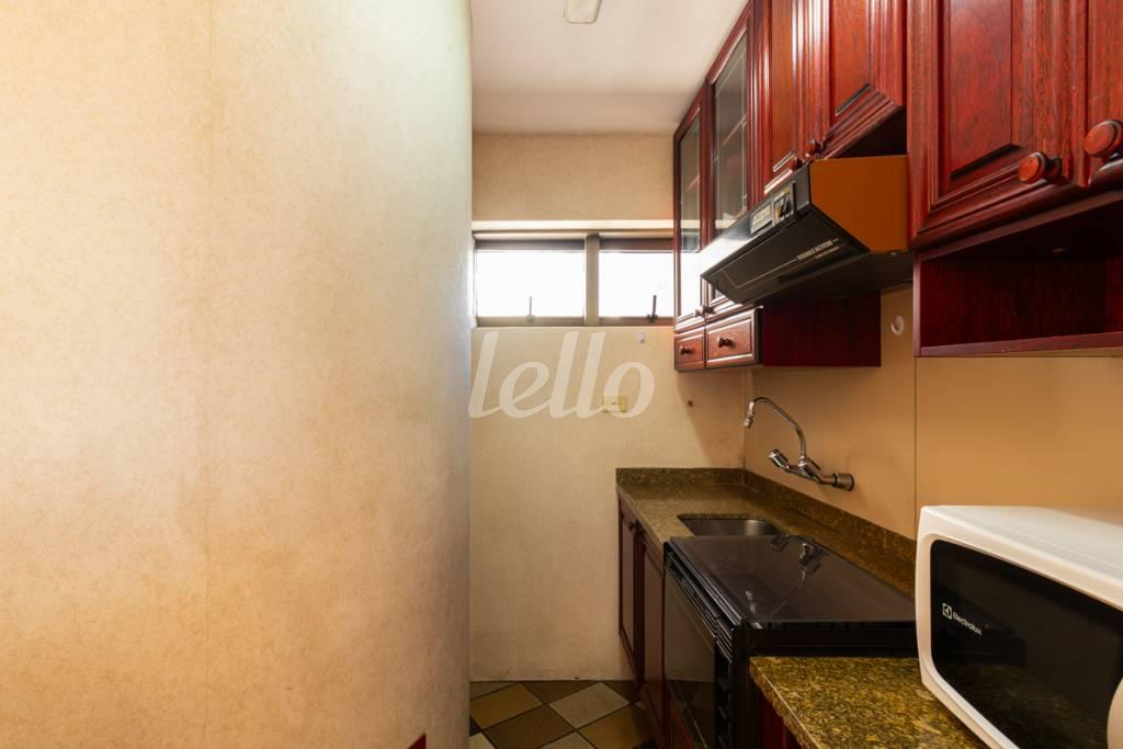 COZINHA de Apartamento para alugar, Padrão com 52 m², 1 quarto e 1 vaga em Bela Vista - São Paulo