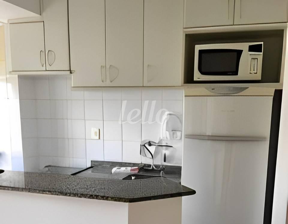 COZINHA de Apartamento para alugar, Padrão com 37 m², 1 quarto e 1 vaga em Vila Nova Conceição - São Paulo