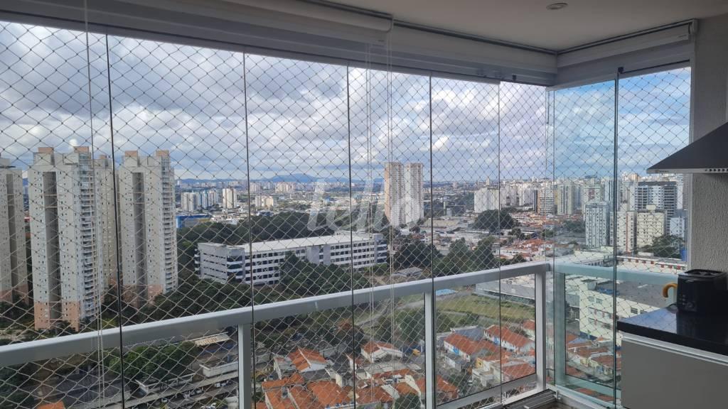 VARANDA de Apartamento à venda, Padrão com 62 m², 3 quartos e 1 vaga em Tatuapé - São Paulo