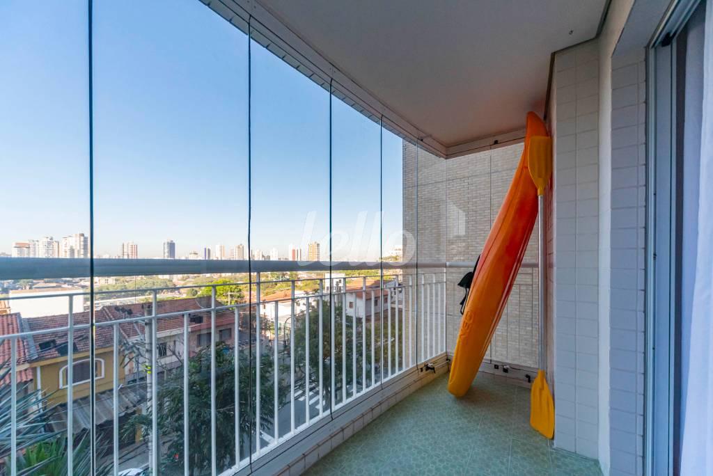 VARANDA de Apartamento à venda, Padrão com 132 m², 3 quartos e 2 vagas em Campestre - Santo André