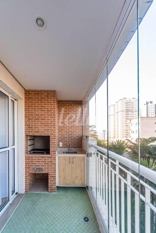 VARANDA de Apartamento à venda, Padrão com 132 m², 3 quartos e 2 vagas em Campestre - Santo André