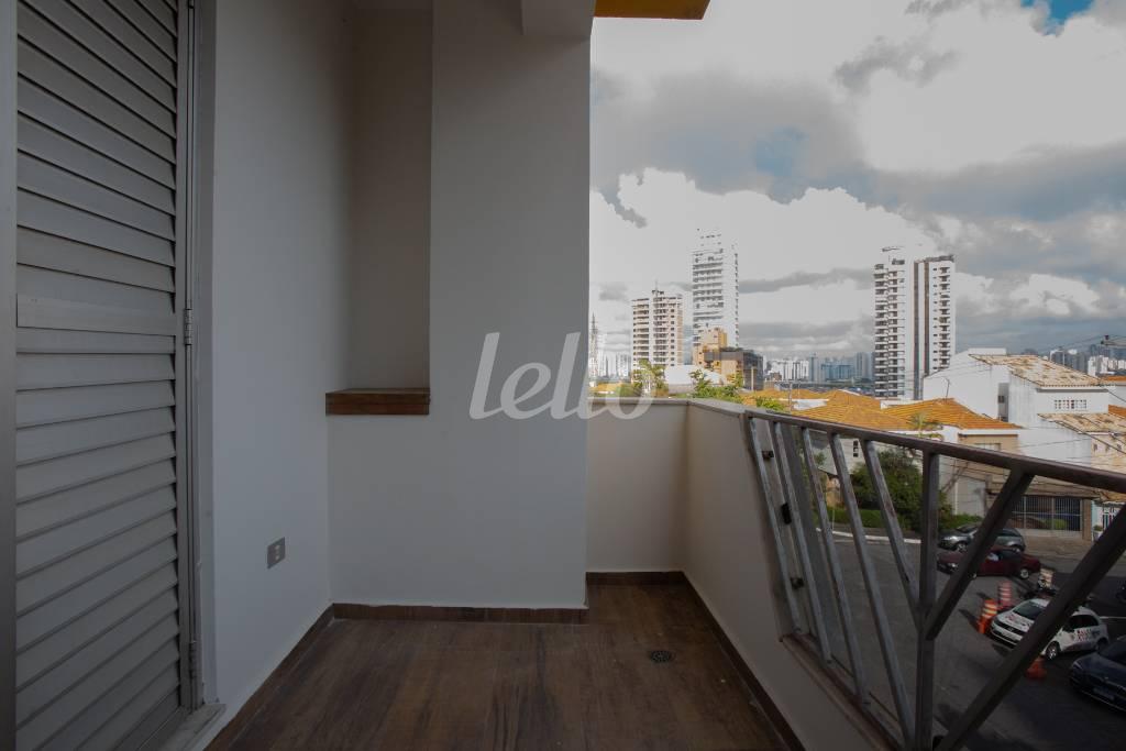 VARANDA DORMITÓRIO 3 de Apartamento para alugar, Padrão com 110 m², 3 quartos e em Parque da Mooca - São Paulo