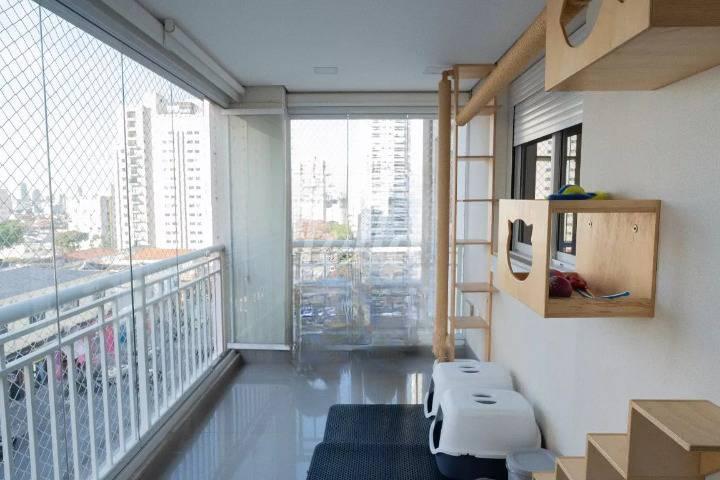 VARANDA de Apartamento à venda, Padrão com 70 m², 2 quartos e 2 vagas em Vila Monte Alegre - São Paulo