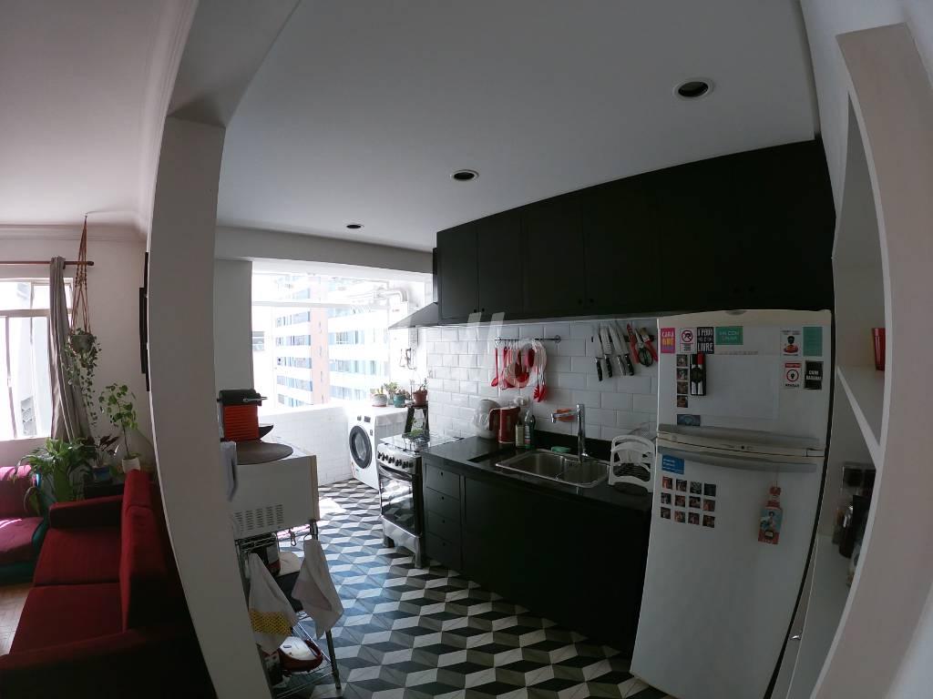 COZINHA de Apartamento à venda, Padrão com 70 m², 2 quartos e em Pinheiros - São Paulo