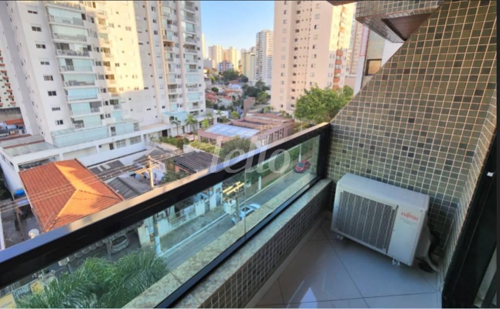 VARANDA de Apartamento à venda, Padrão com 140 m², 3 quartos e 3 vagas em Chácara Inglesa - São Paulo