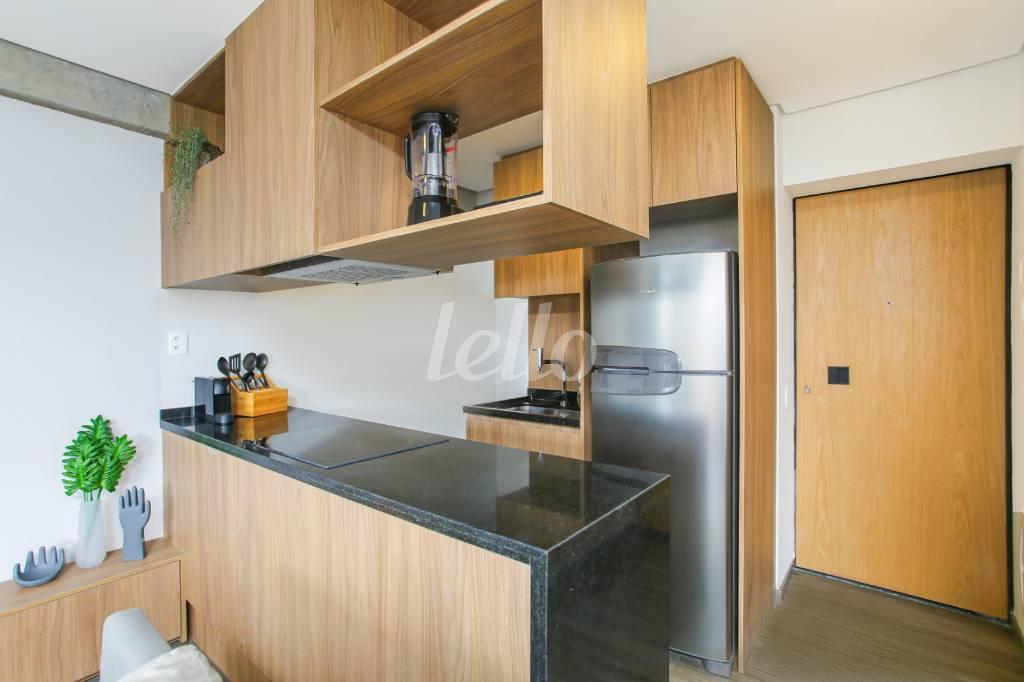 COZINHA de Apartamento à venda, Padrão com 44 m², 1 quarto e 1 vaga em Vila Nova Conceição - São Paulo