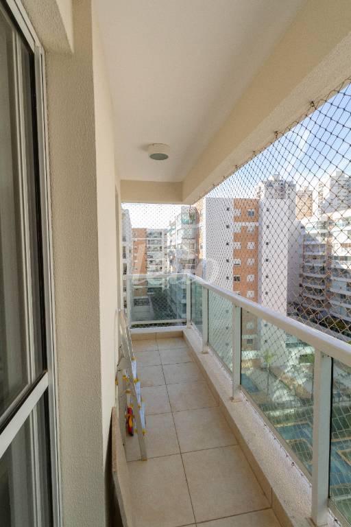 SACADA de Apartamento para alugar, Padrão com 52 m², 1 quarto e 2 vagas em Mooca - São Paulo