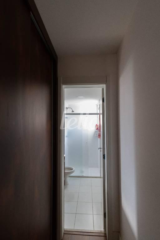 BANHEIRO SOCIAL de Apartamento para alugar, Padrão com 52 m², 1 quarto e 2 vagas em Mooca - São Paulo