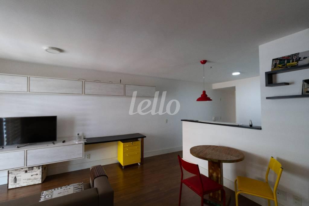 SALA de Apartamento para alugar, Padrão com 52 m², 1 quarto e 2 vagas em Mooca - São Paulo