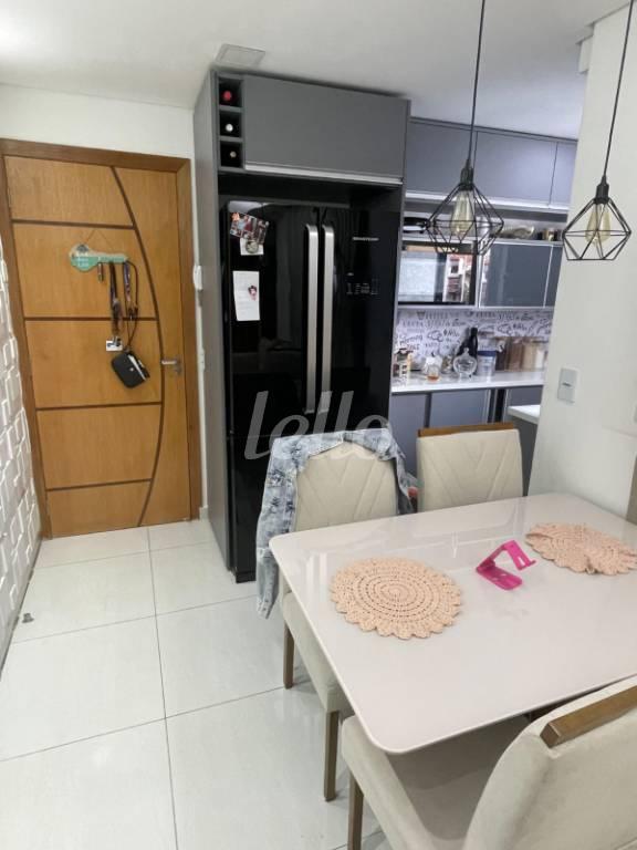 SALA DE JANTAR de Apartamento à venda, Padrão com 80 m², 2 quartos e 1 vaga em Vila Helena - Santo André