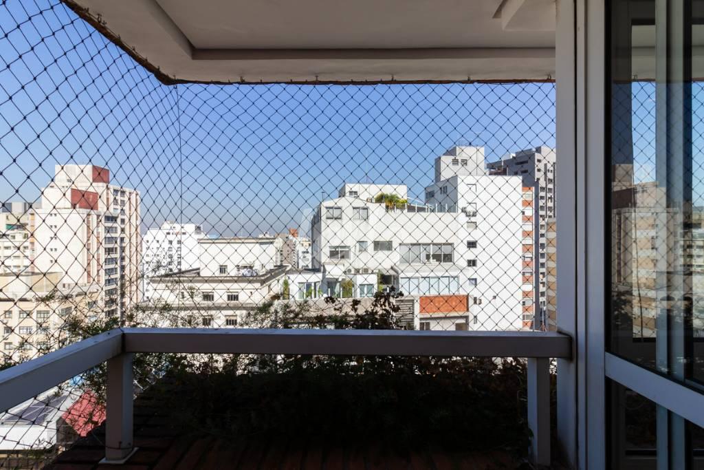 VARANDA de Apartamento à venda, Padrão com 117 m², 2 quartos e 2 vagas em Jardim Paulista - São Paulo