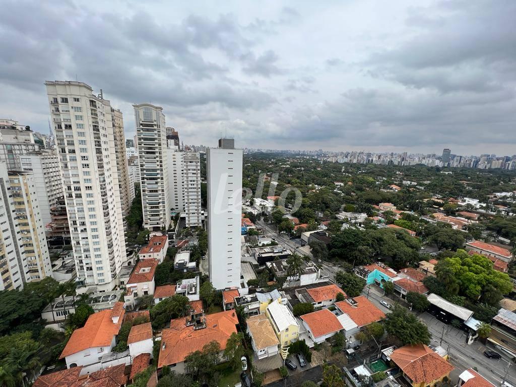 VISTA EXTERNA de Apartamento à venda, Padrão com 71 m², 2 quartos e 1 vaga em Jardins - São Paulo