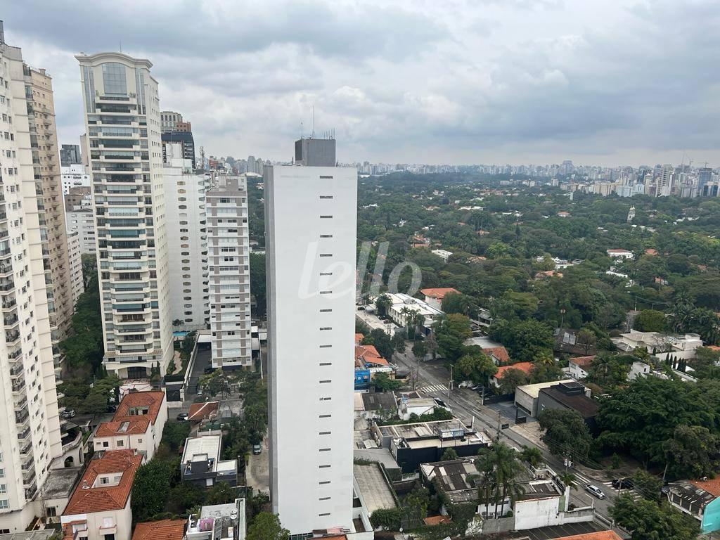 VISTA EXTERNA de Apartamento à venda, Padrão com 71 m², 2 quartos e 1 vaga em Jardins - São Paulo