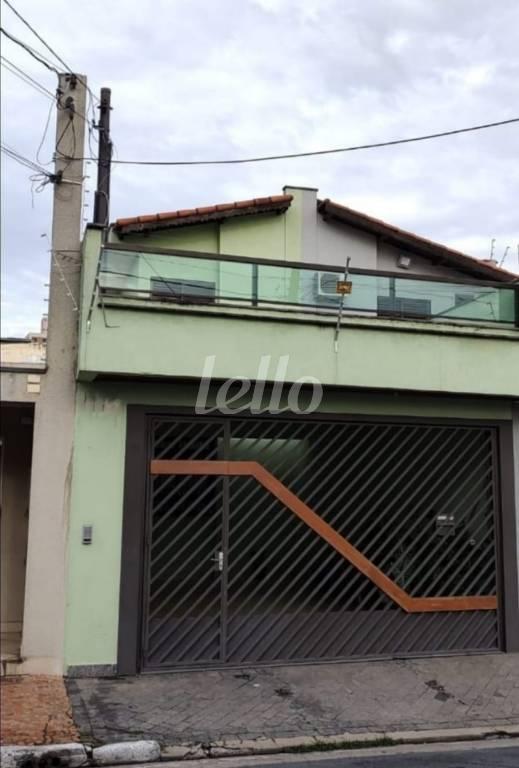 FACHADA de Casa à venda, sobrado com 152 m², 3 quartos e 1 vaga em Vila Alpina - São Paulo