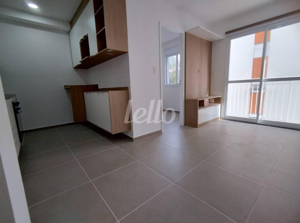 LIVING de Apartamento à venda, Padrão com 40 m², 1 quarto e 1 vaga em Vila Mariana - São Paulo