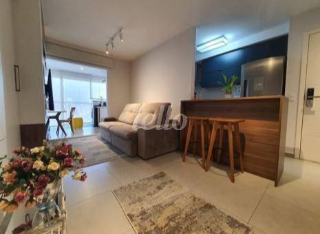 SALA de Apartamento à venda, Padrão com 53 m², 1 quarto e 1 vaga em Vila Regente Feijó - São Paulo