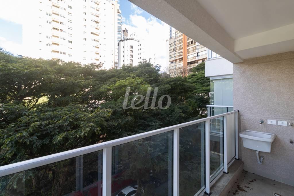 05 VARANDA de Apartamento para alugar, Padrão com 40 m², 1 quarto e 1 vaga em Vila Regente Feijó - São Paulo