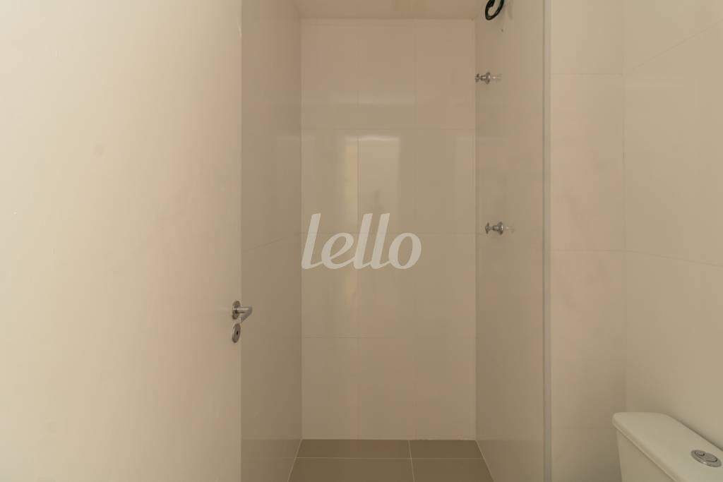 14 BANHEIRO de Apartamento para alugar, Padrão com 36 m², 1 quarto e 1 vaga em Vila Regente Feijó - São Paulo